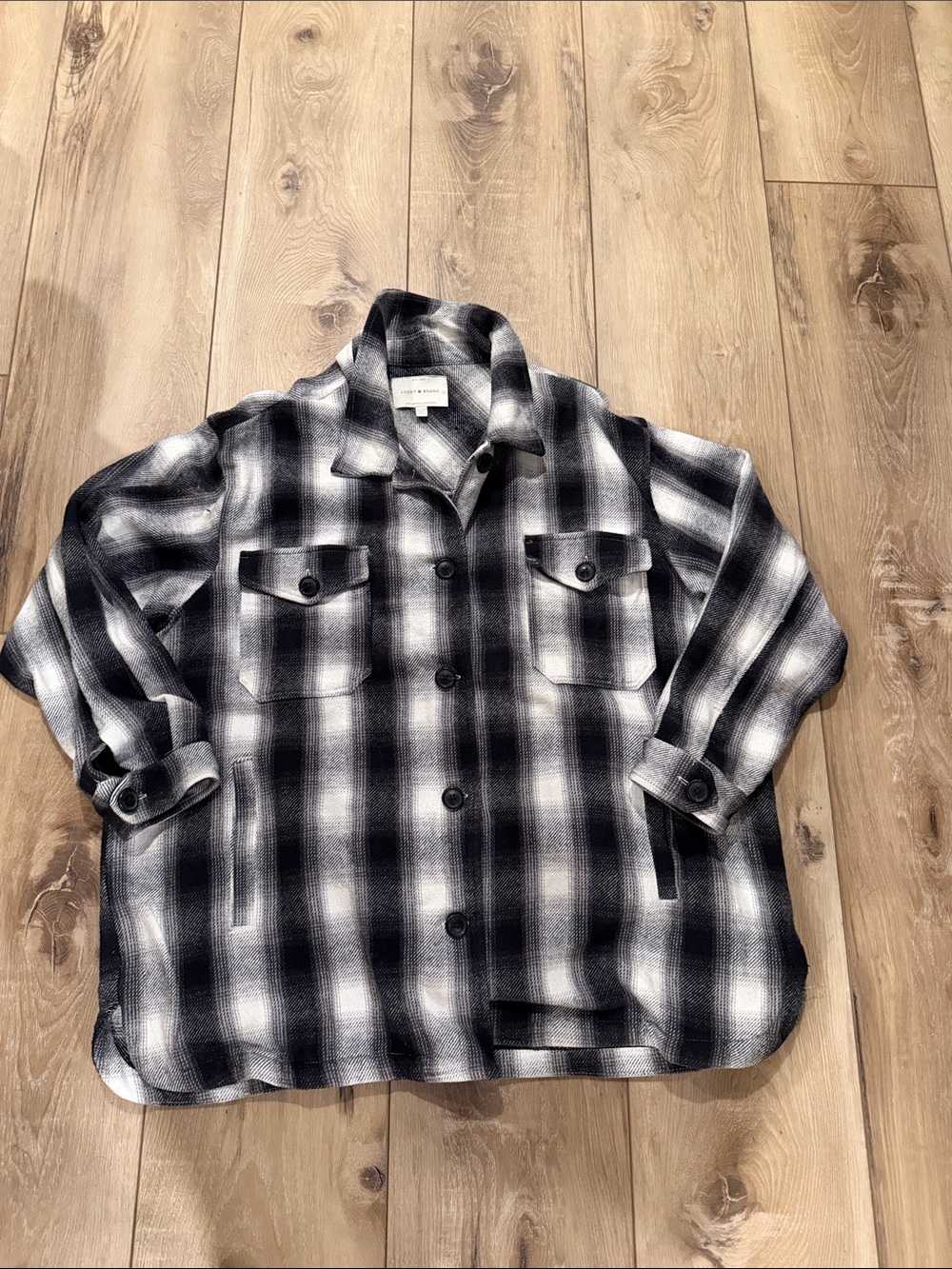 Oversized Lucky Brand Flannel Sz XL